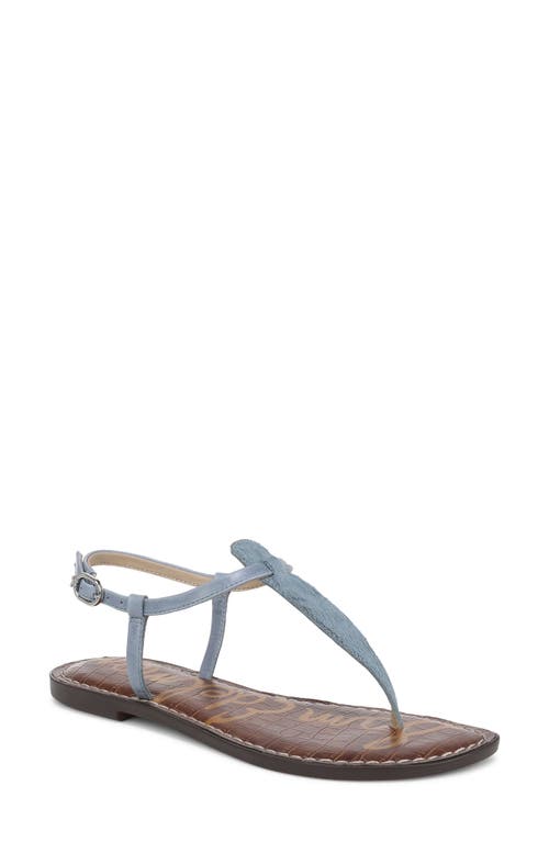 Sam Edelman Gigi Thong Sandal Blue Breeze Brahma In Blue Breeze New