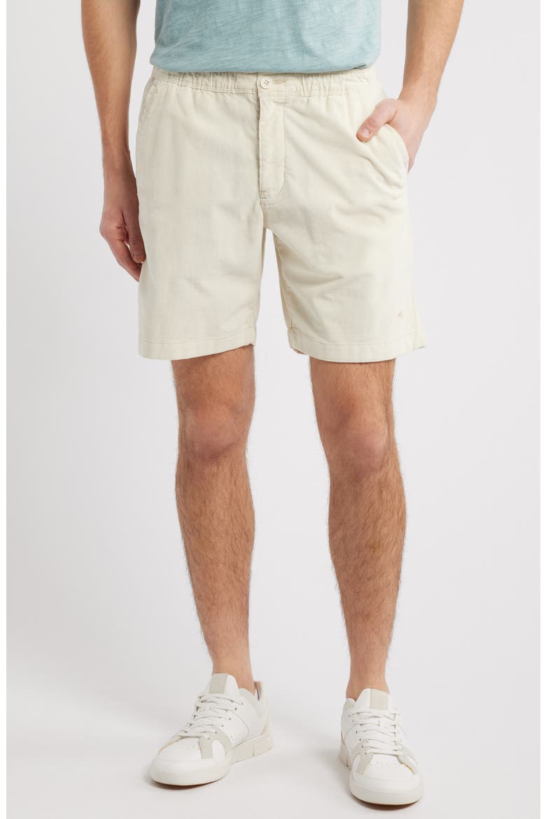 Sea Coast Stretch Corduroy Shorts, Main, color, BLEACHED S