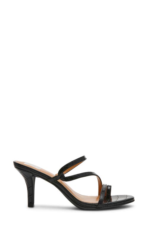 Dolce Vita Dv By Carlota Sandal In Black Croco Embossed