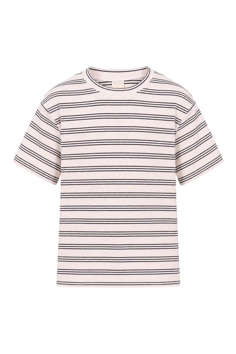 Kids' Ribbed Striped T-Shirt, Main, color, MULTI