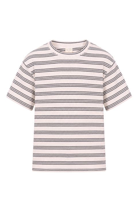 Kids' Ribbed Striped T-Shirt