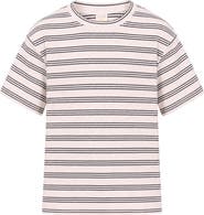 TINY TRIBE Kids' Ribbed Striped T-Shirt