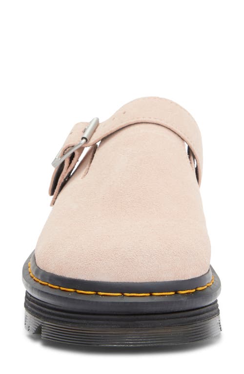 Shop Dr. Martens' Dr. Martens Zebzag Water Resistant Slingback Clog In Pale Pink Suede