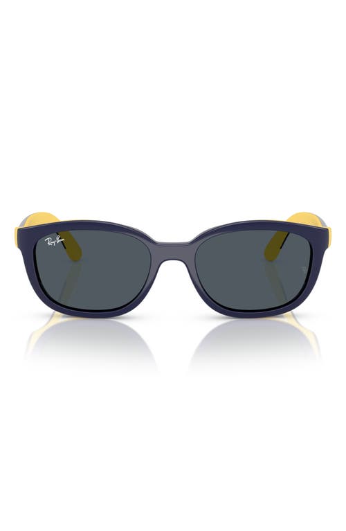 Ray Ban Ray-ban Kids' 48mm Pillow Optical Glasses & Clip-on Sunglasses In Dark Grey