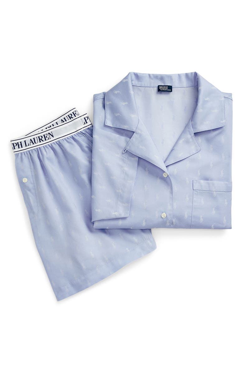 Polo Ralph Lauren Pony Logo Short Pajamas, Alternate, color, 