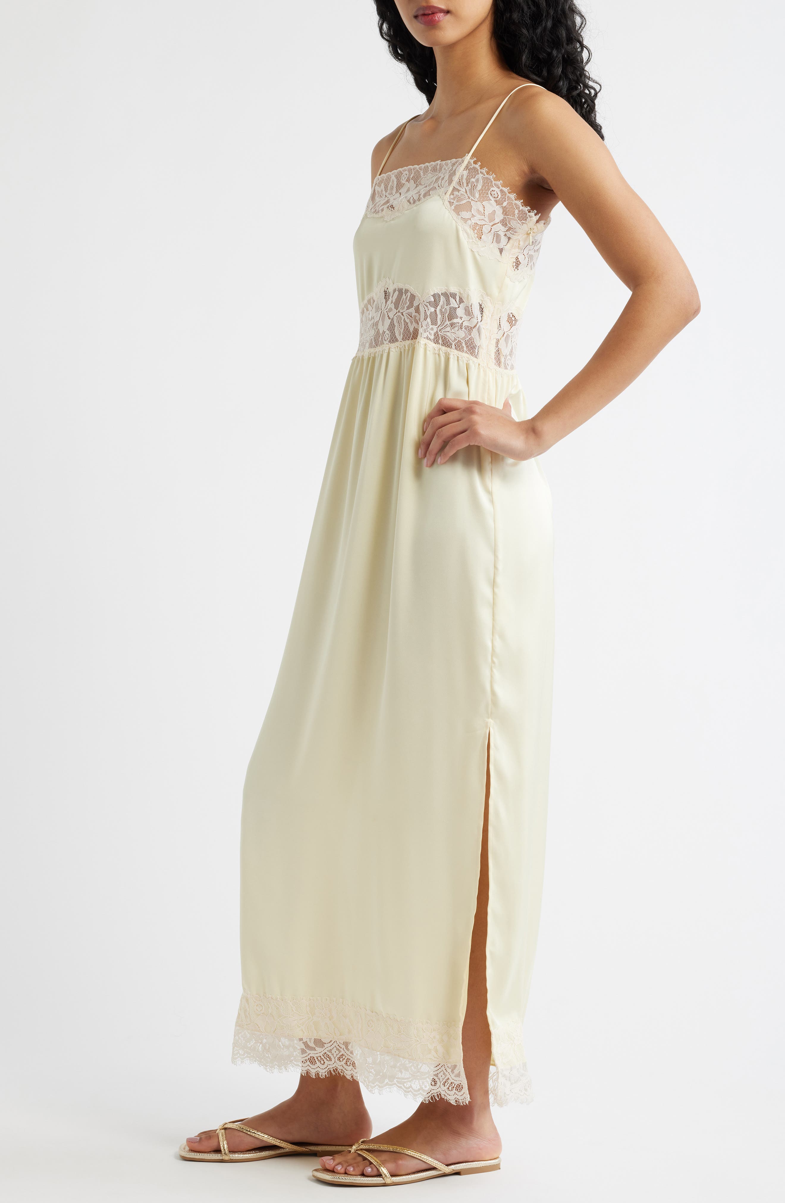 fifi lace midi shirt dress Classic Cotton Lace Midi Shirt Dress