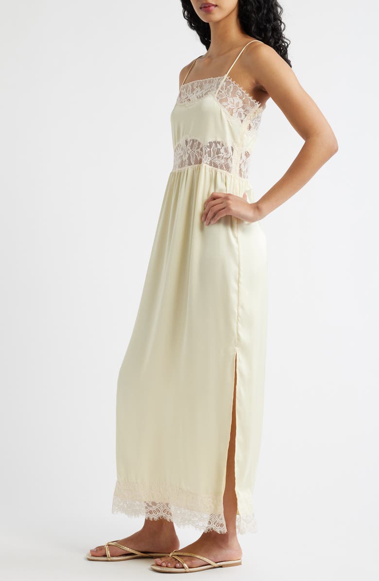 Faithfull the Brand Morris Lace Inset Midi Dress, Alternate, color, Lucia Lace