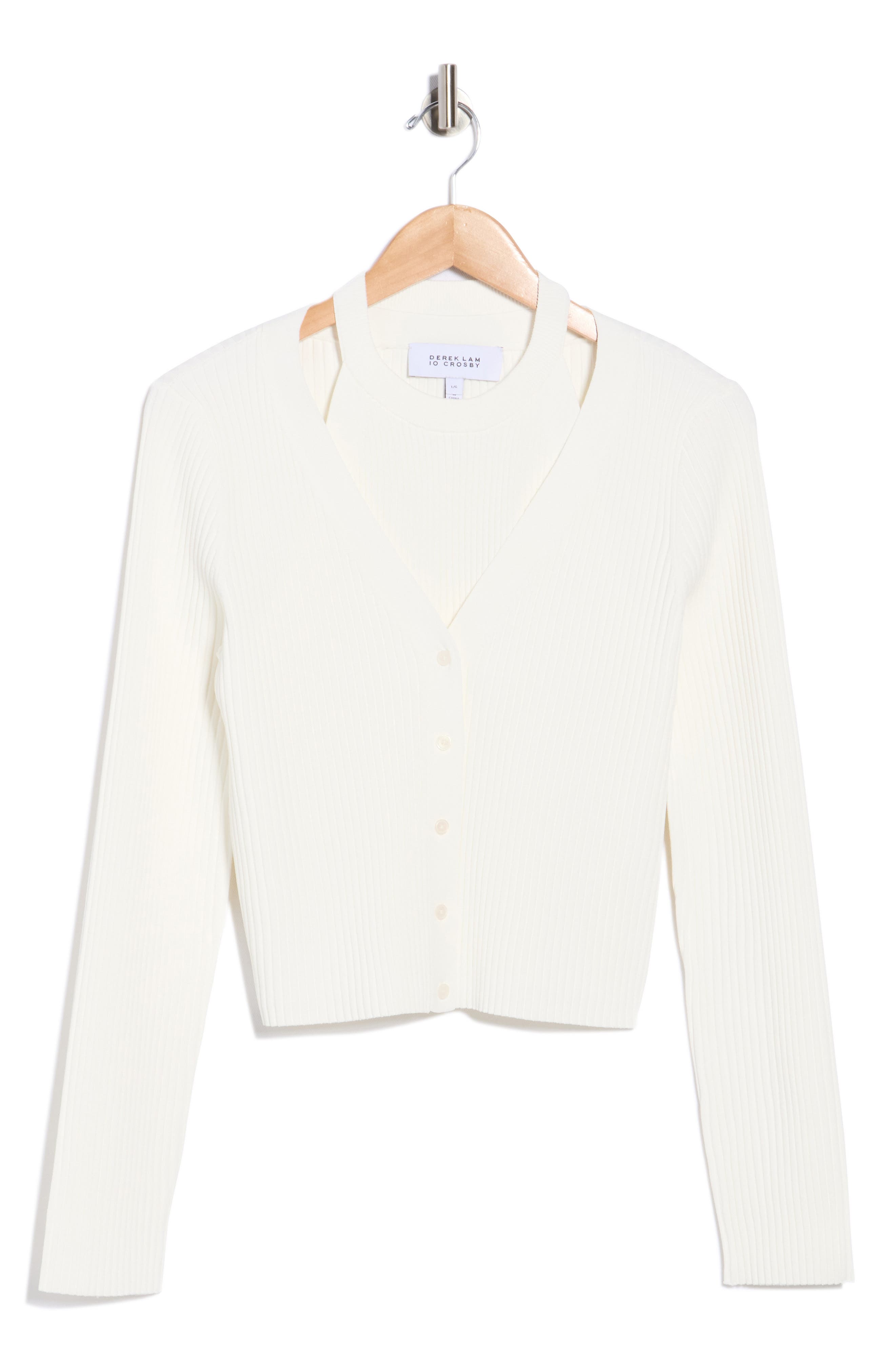 Derek Lam 10 Crosby Lonnie Layered Sweater