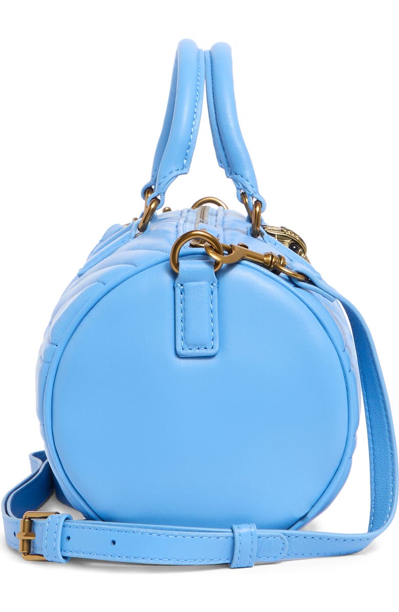 Kurt Geiger London Kensington UJ Quilted Leather Barrel Bag, Alternate, color,