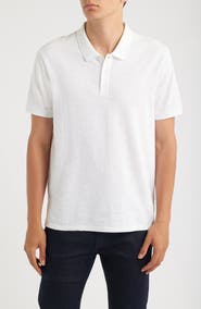 Vince Cotton Slub Jersey Polo
