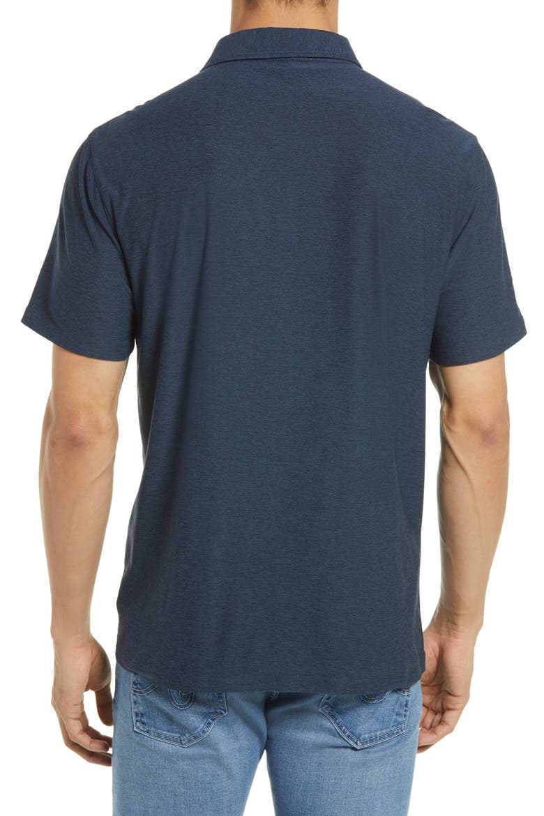Strato Tech Performance Polo, Alternate, color, NAVY HEATHER