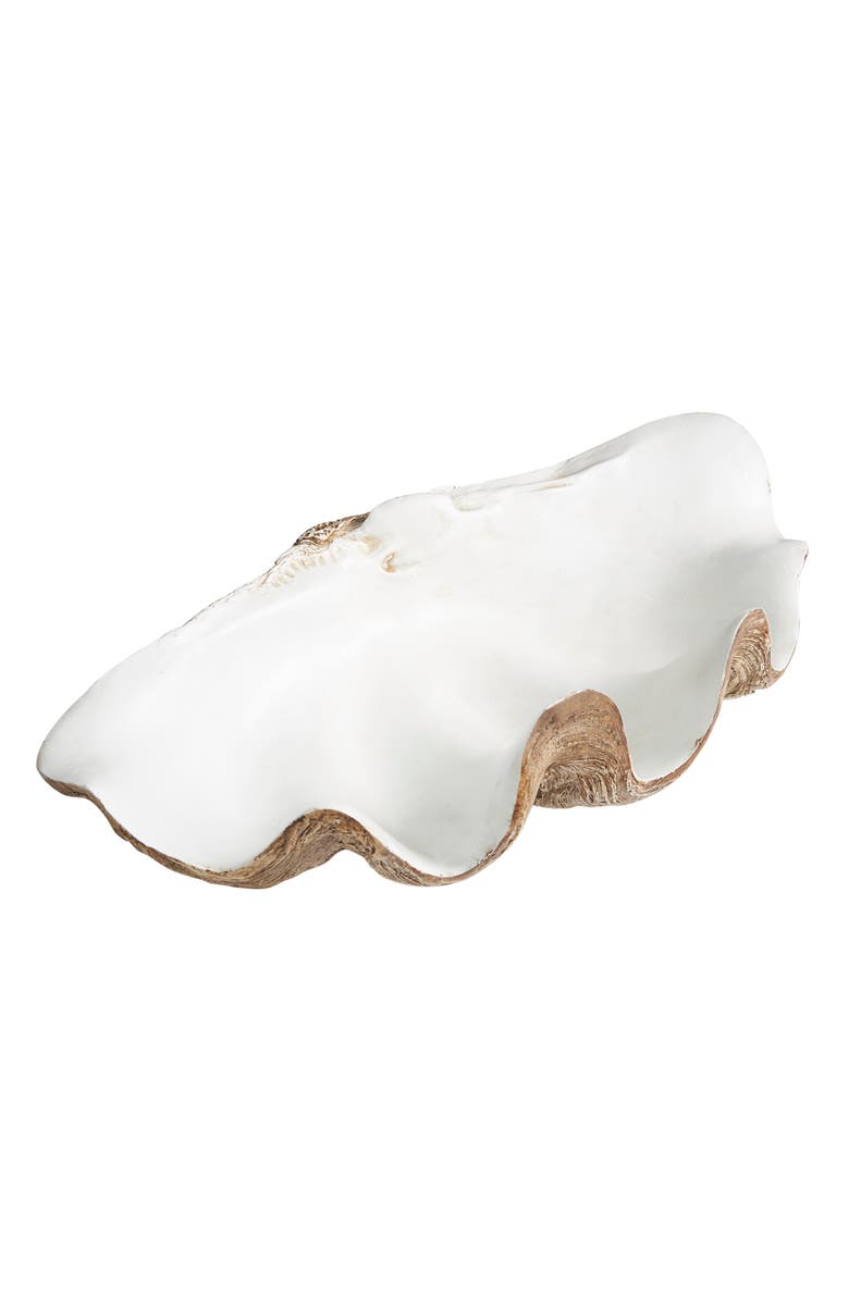 GINGER BIRCH STUDIO White Decorative Bowl, Alternate, color, White