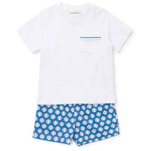 LILA AND HAYES LILA AND HAYES WALKER BOYS' SHORT SET