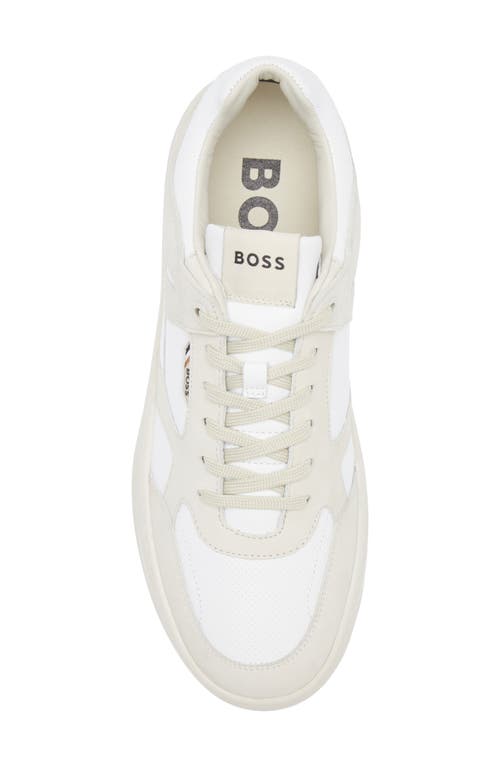 Hugo Boss Boss Baltimore Sneaker In Open Beige