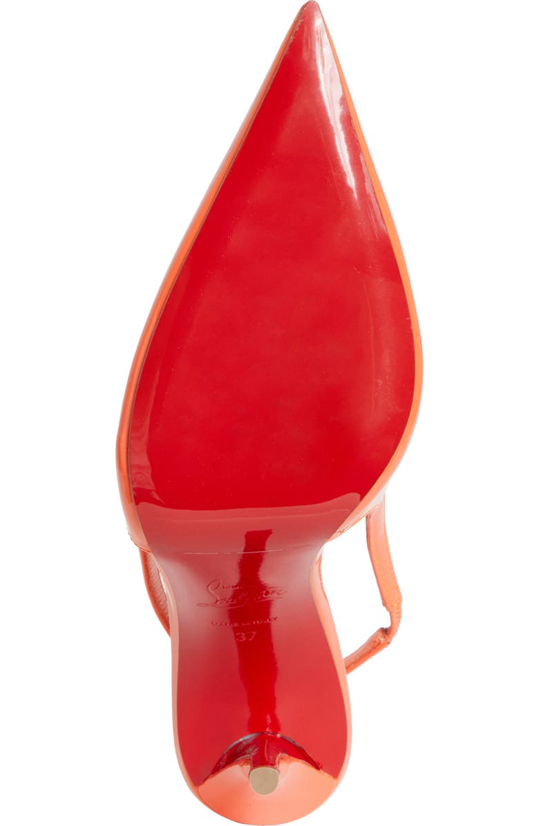 Christian Louboutin 100MM MISS Z SLINGBACK PUMP, Alternate, color, Caruzo/ Caruzo