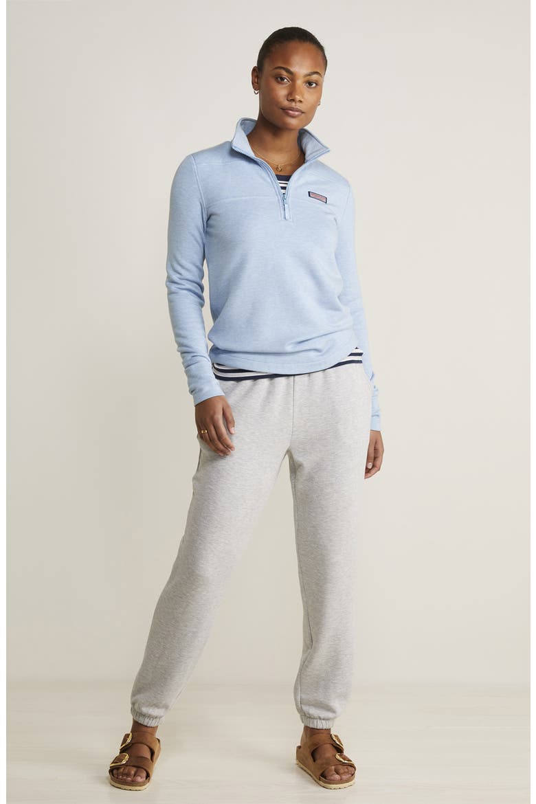 Dreamcloth Relaxed Half Zip Sweatshirt, Alternate, color, JAKE BLUE HEATHER
