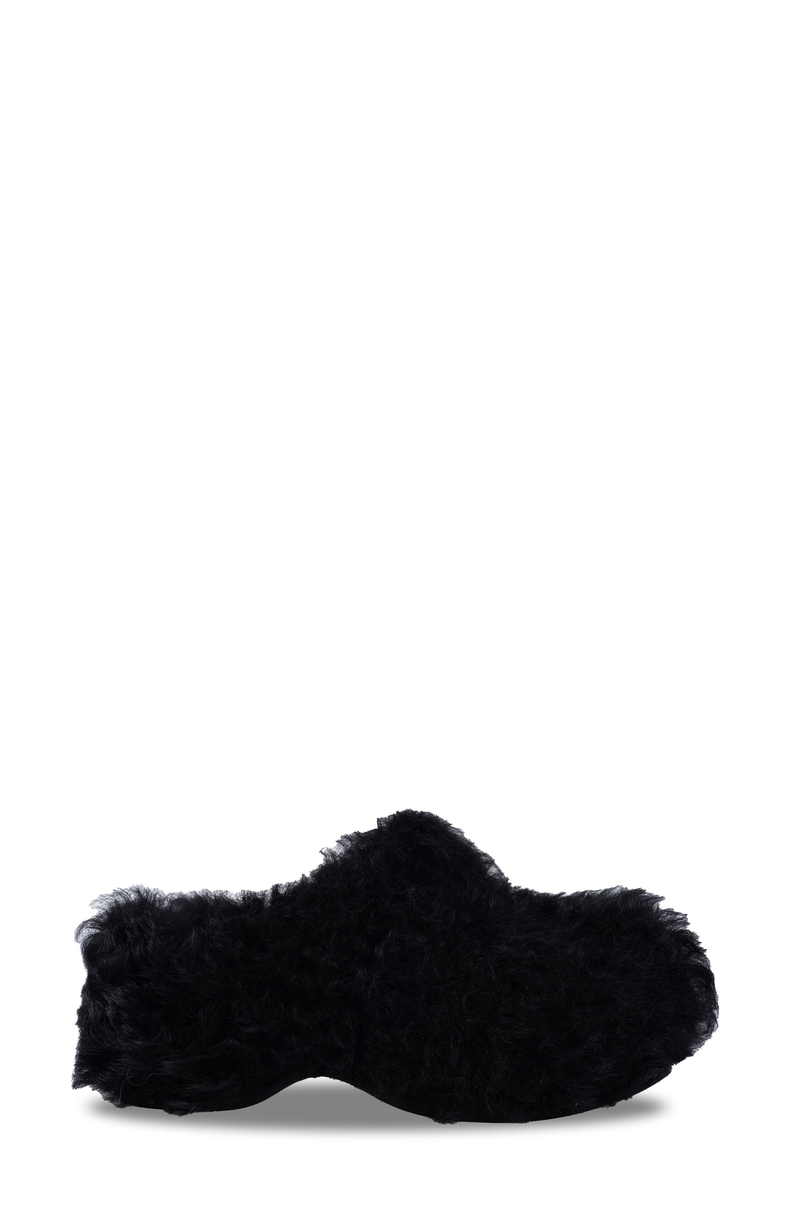 ZIGI Jincy Genuine Shearling Clog, Alternate, color, Black