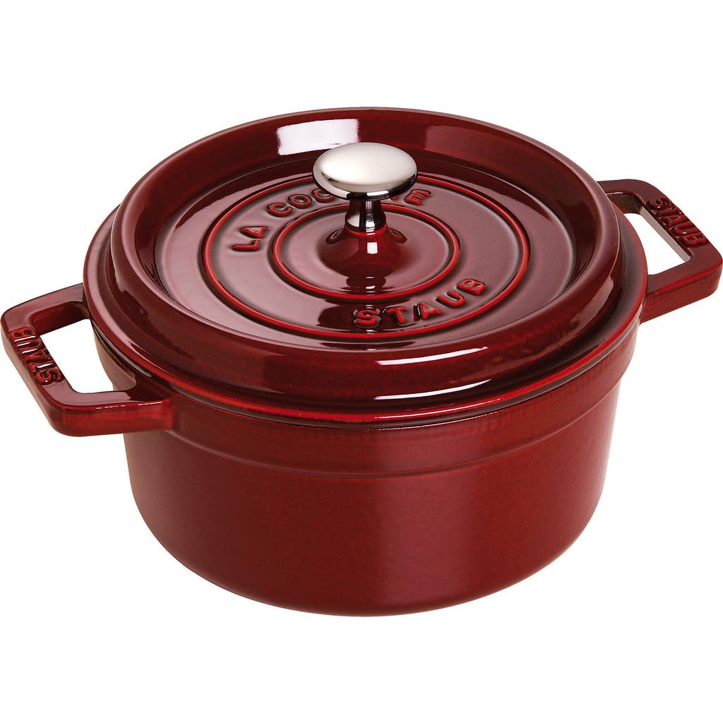 Staub 2.75-quart Enameled Cast Iron Dutch Oven In Pink