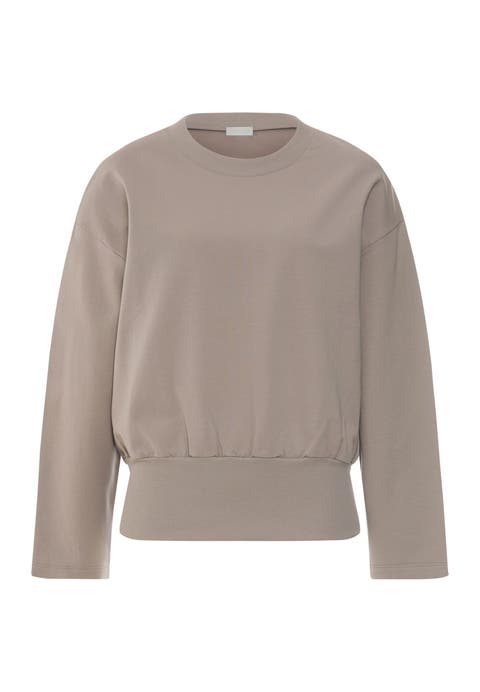 Natural Living Cotton Blend French Terry Sweatshirt