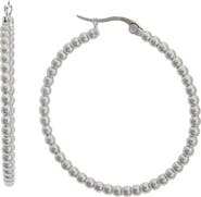 Juvell Beaded Hoop Earrings