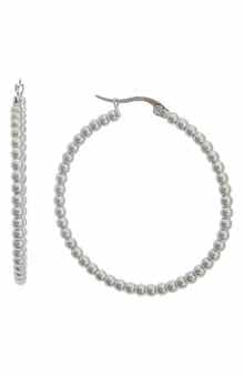Beaded Hoop Earrings
