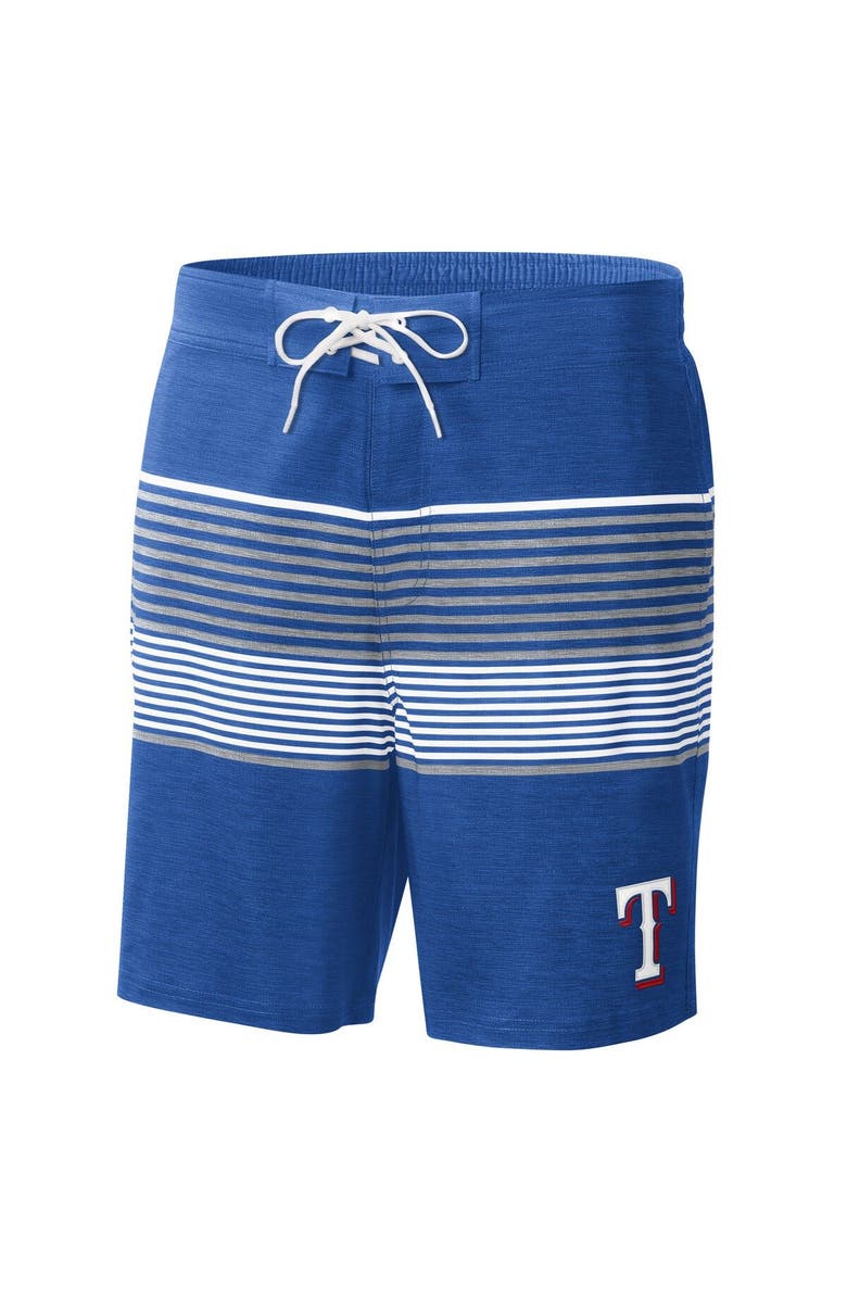 G-III SPORTS BY CARL BANKS Men's G-III Sports by Carl Banks  Royal Texas Rangers Coastline Volley Swim Shorts, Main, color, Royal