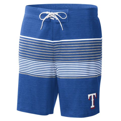 Men's G-III Sports by Carl Banks  Royal Texas Rangers Coastline Volley Swim Shorts