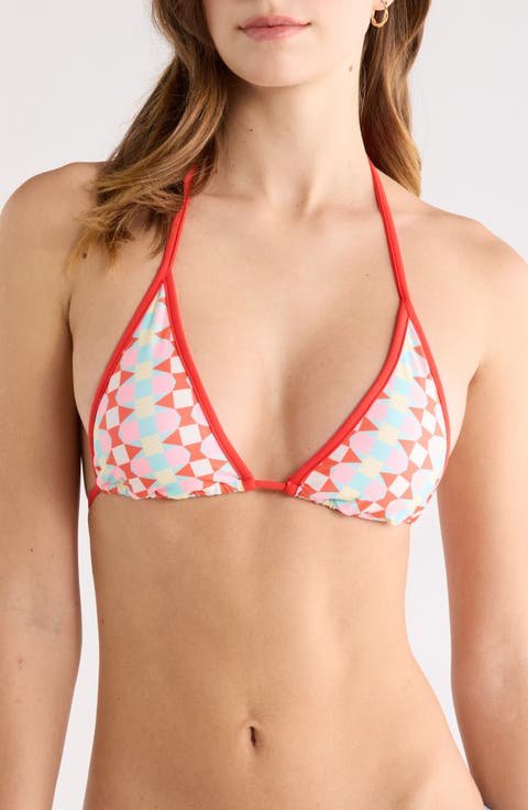 Geomatrix Ginger Bikini Top