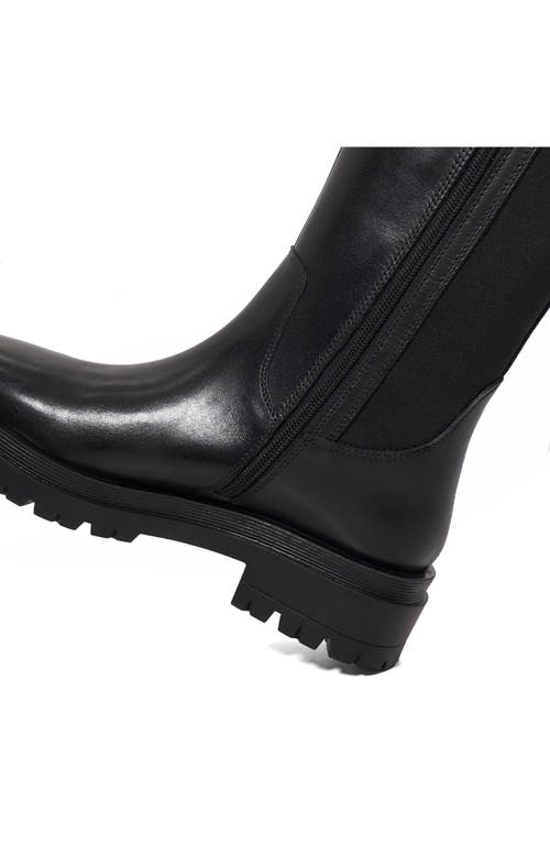 Dune London Tagu Knee High Boot In Black