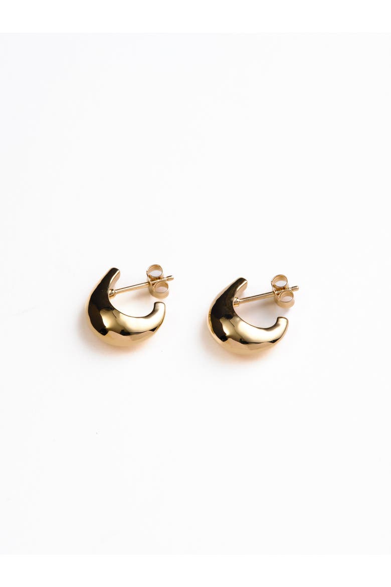 Asher Drop Studs, Main, color, Recycled Gold Vermeil