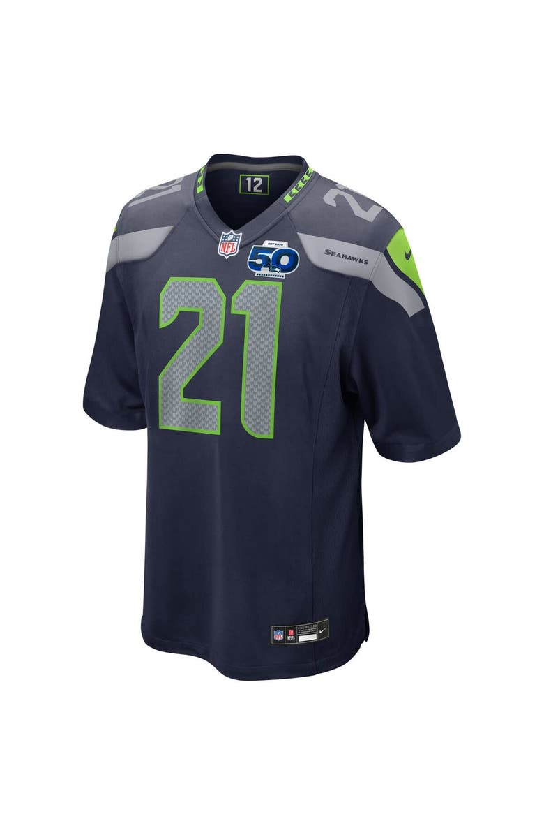 Nike Men's Nike Devon Witherspoon College Navy Seattle Seahawks Team 50th Season Game Jersey, Alternate, color, College Navy