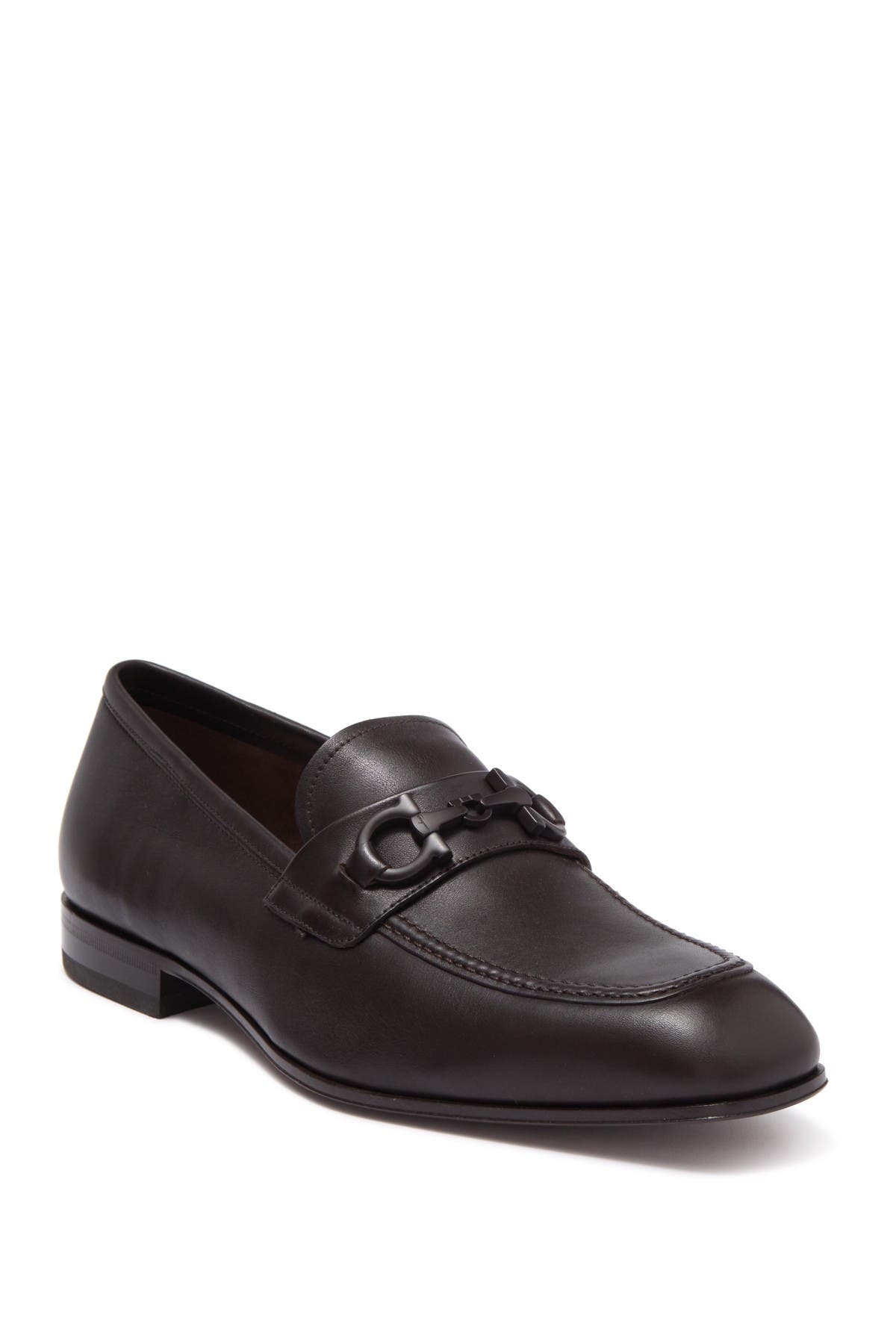 FERRAGAMO Horsebit Leather Loafer, Main, color, 
