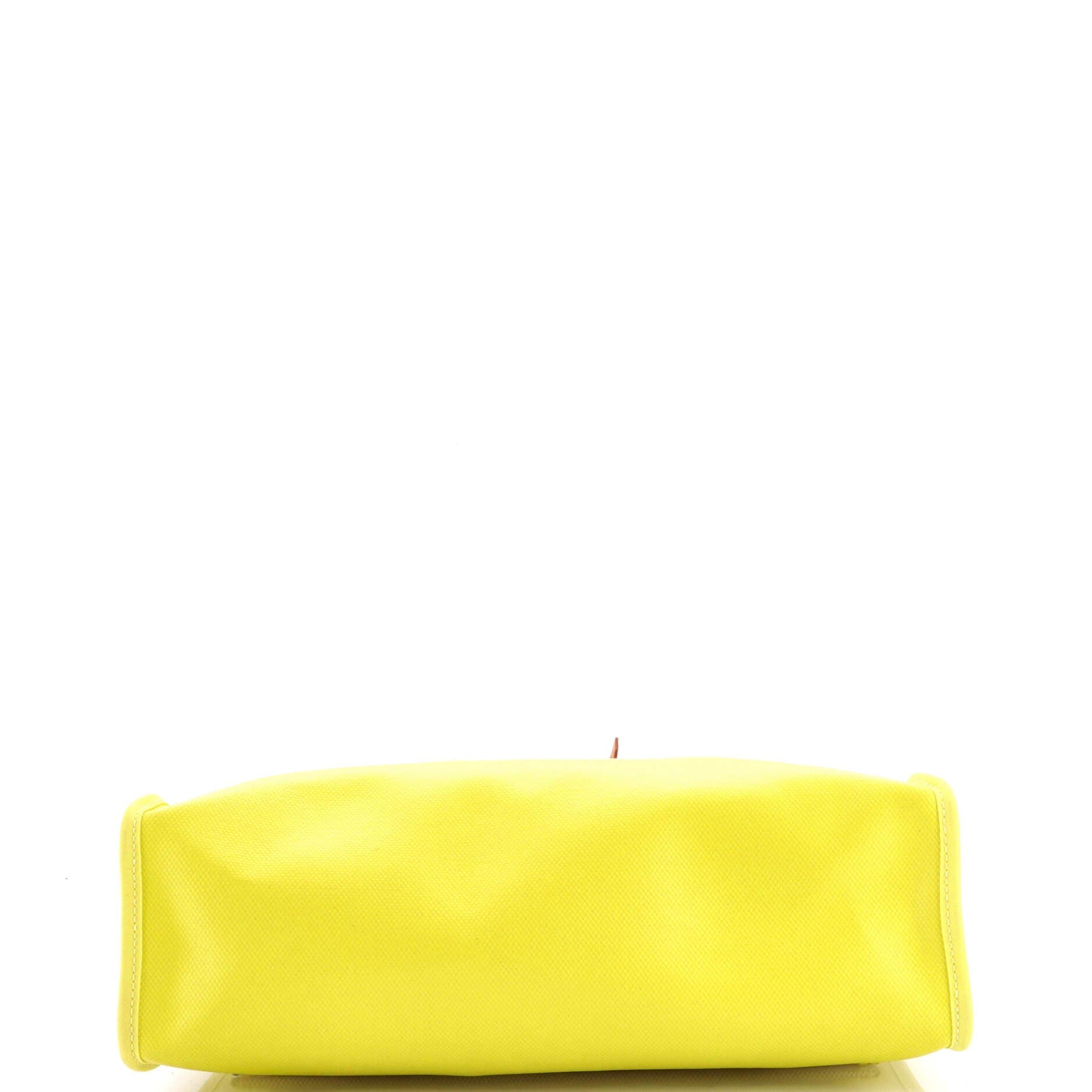 Herbag Zip Berline Vache Canvas and Leather 31, Alternate, color, Yellow