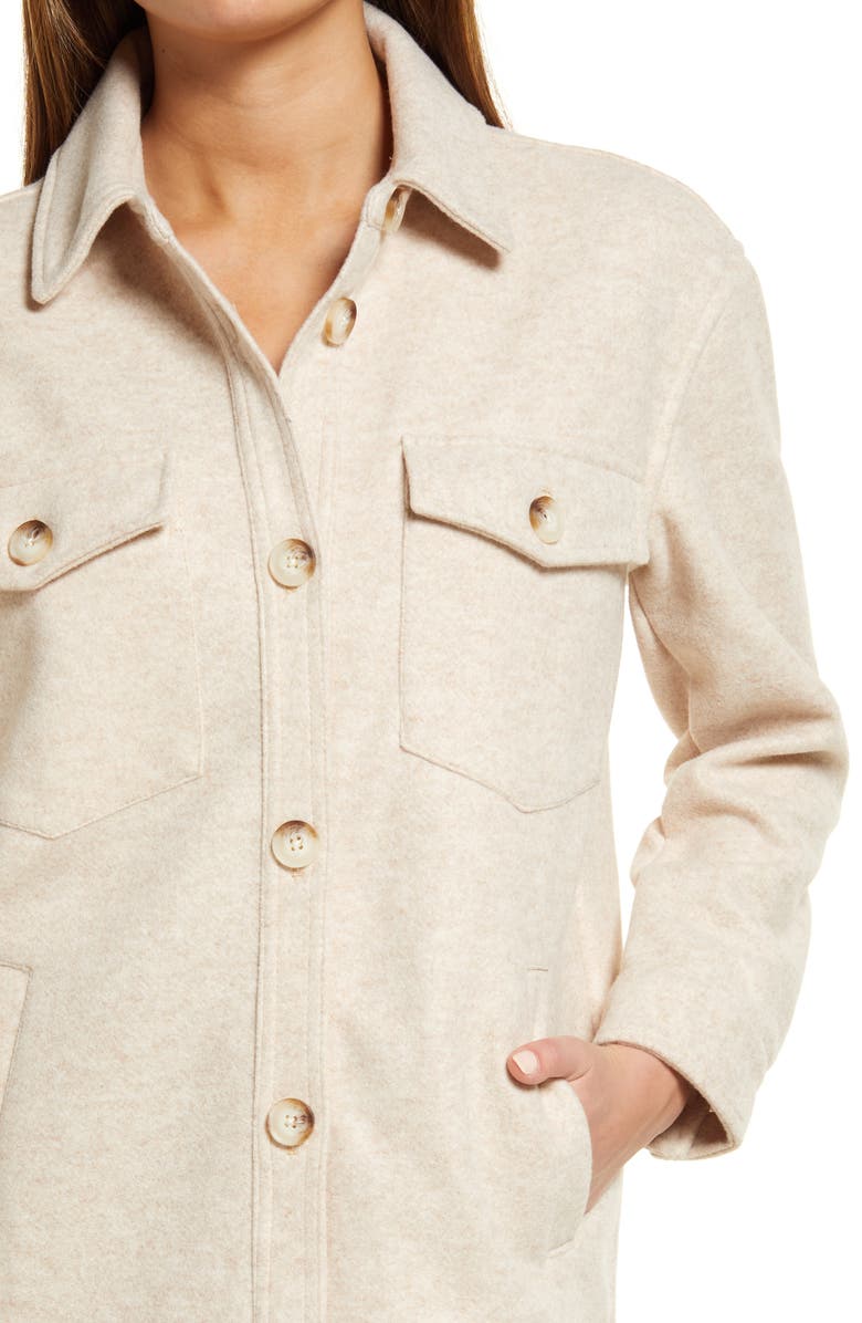 BLANKNYC Long Button-Up Shacket, Alternate, color, 