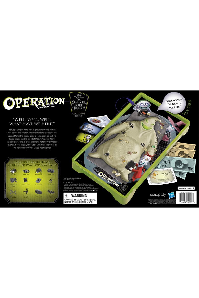Nightmare Before Christmas Silly Skill Game, Ages 6+, Alternate, color, Multicolored
