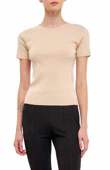 Back Cutout Knit Top