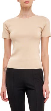 Endless Rose Back Cutout Knit Top