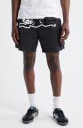 ICECREAM Running Dog Graphic Cargo Hiker Shorts