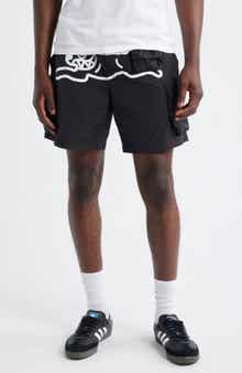 ICECREAM Running Dog Graphic Cargo Hiker Shorts