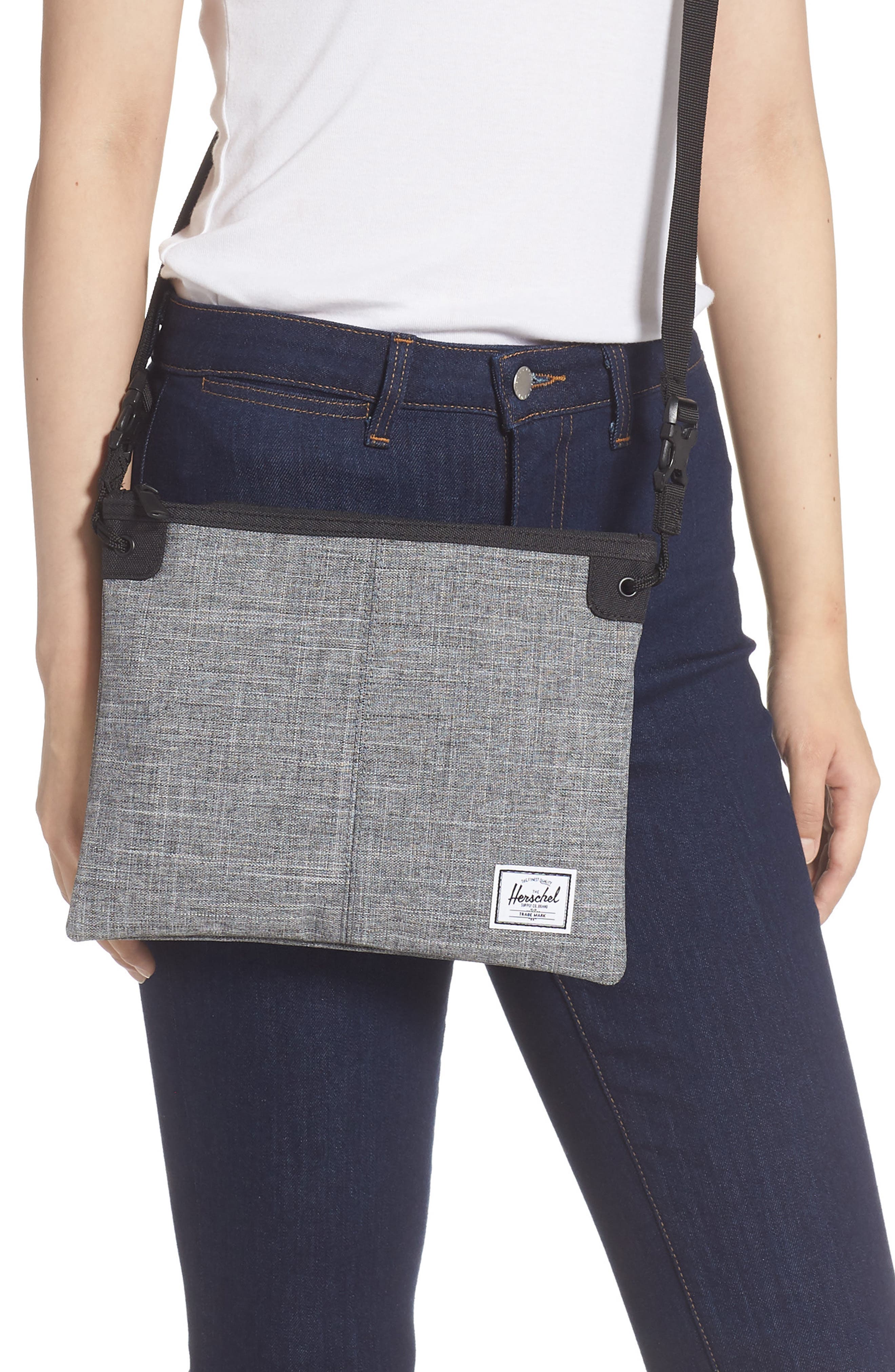 Alder Pouch Crossbody, Alternate, color, RAVEN CROSSHATCH