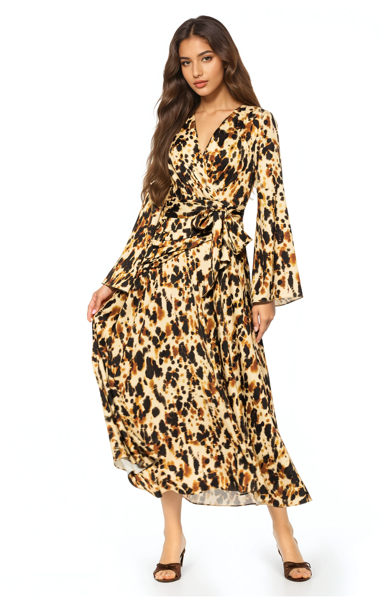 Alexia Admor Sage Dress, Main, color, Beige Abstract