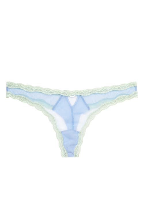 Shop Fleur Du Mal Sheer Tulle Thong