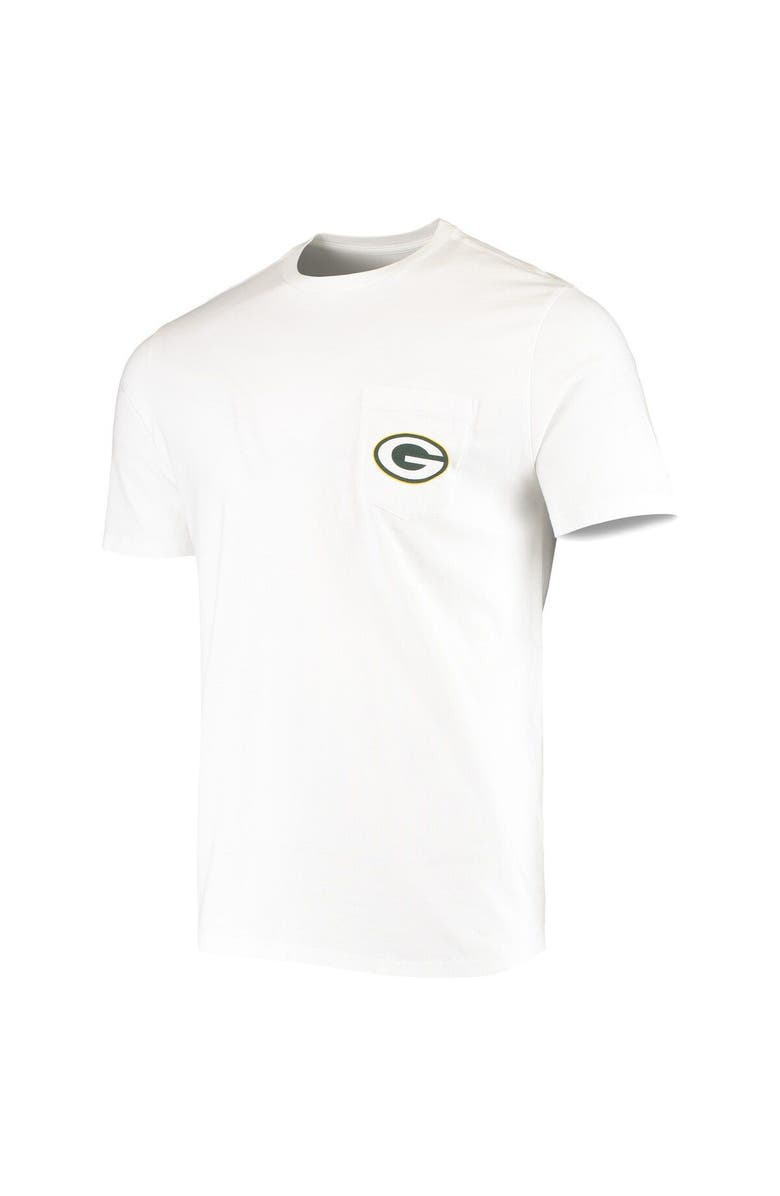 vineyard vines Men's Vineyard Vines White Green Bay Packers Big & Tall Helmet T-Shirt, Alternate, color, White