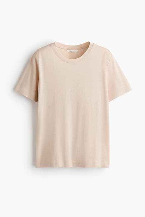 Silk-blend T-shirt