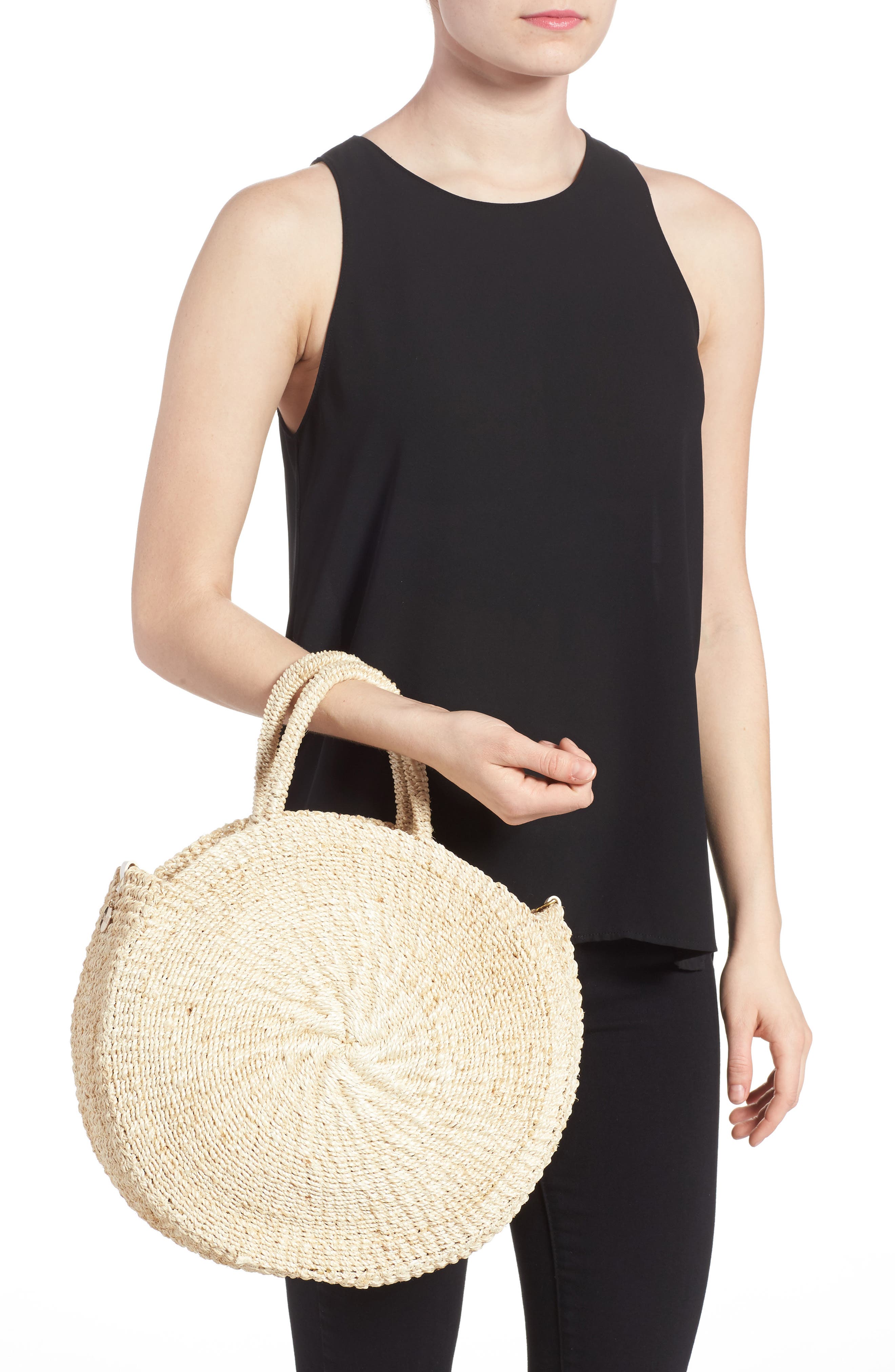 Clare V. Alice Sisal Tote, Alternate, color, 