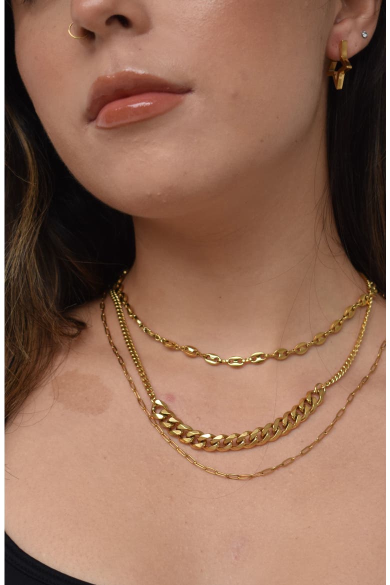 Mariner Chain Necklace, Alternate, color, GOLD
