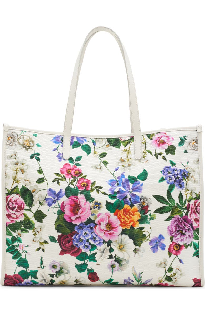 Dolce&Gabbana Shopping Floral Canvas Tote, Alternate, color, Ha5kt Mix Fiori Cretonne