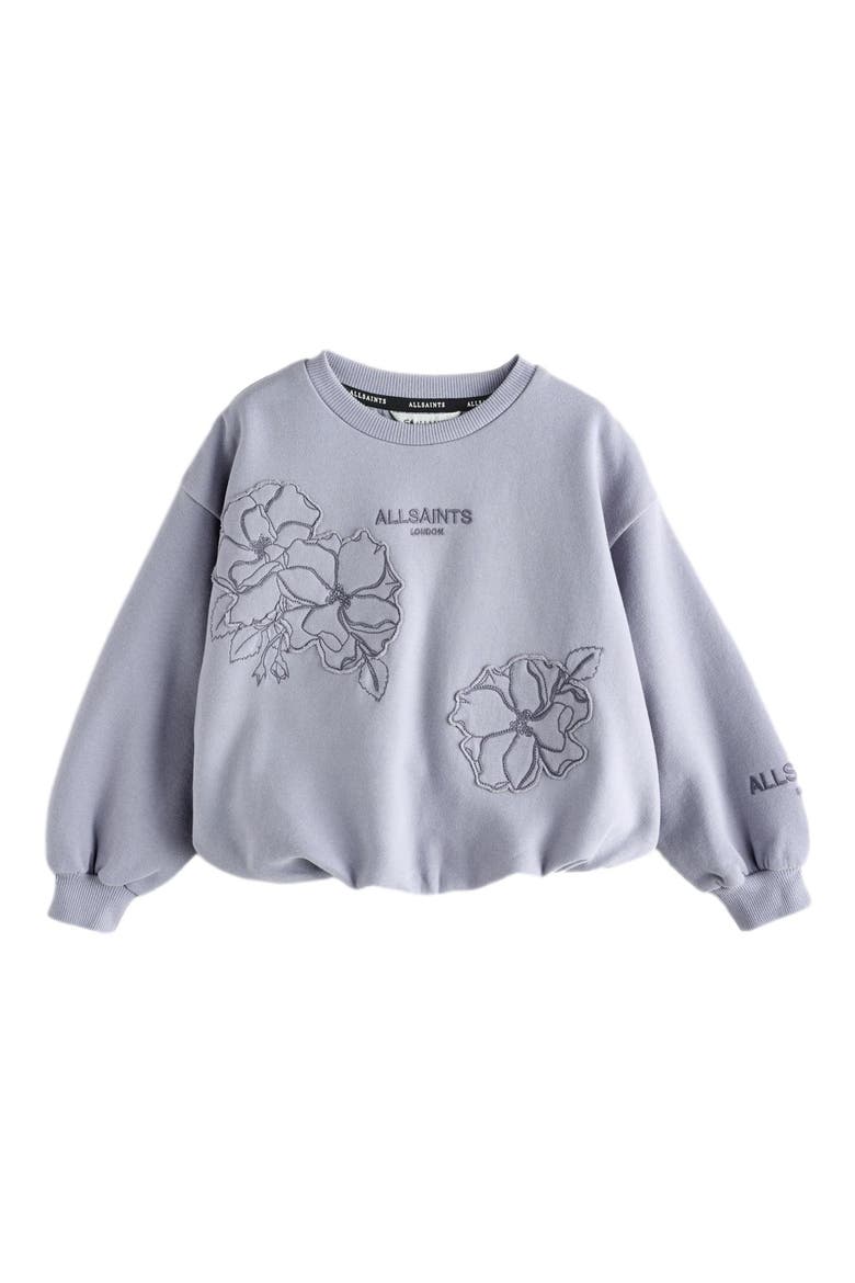 Kids' Bubble Hem Sweatshirt, Main, color, GREY