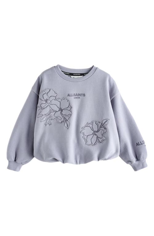 Smallsaints By Allsaints Kids' Bubble Hem Sweatshirt In Pink