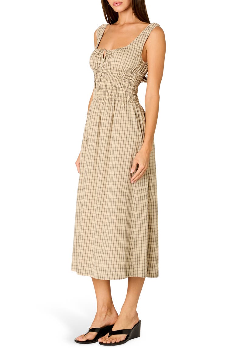 Salt Midi Dress, Alternate, color, SAND